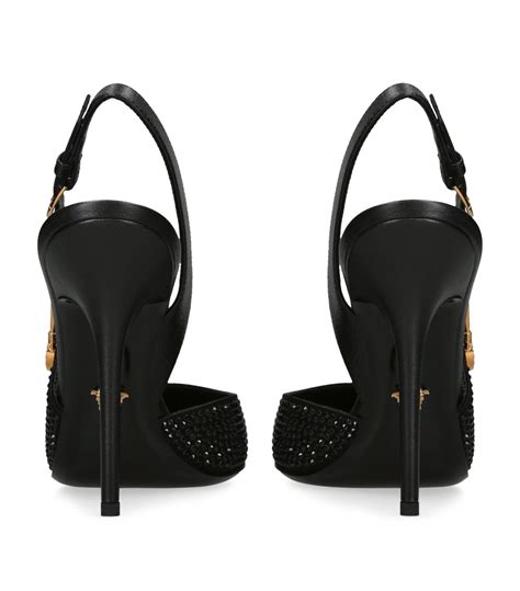 versace safety pin slingback pumps|Safety Pin Slingback Pumps Black .